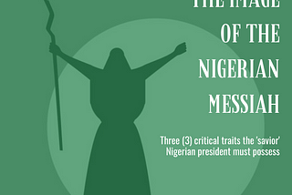 The Image of the Nigerian Messiah