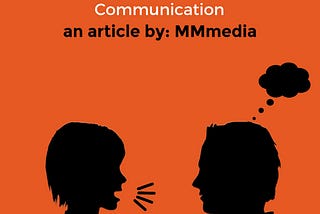 Two people communicating. One is speaking while the other is thinking past the conversation. Title card for this article.