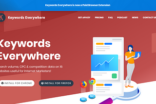 Top 5 FREE alternatives for “Keywords Everywhere”