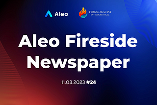 Aleo FireSide Newspaper #24 (English)