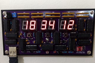 A digital quartz clock from scratch