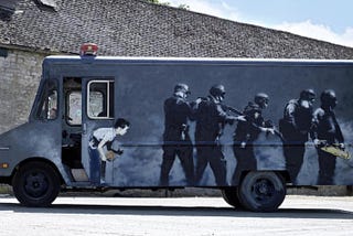 Banksy’s SWAT Van