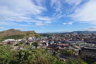 我在英國席地而坐