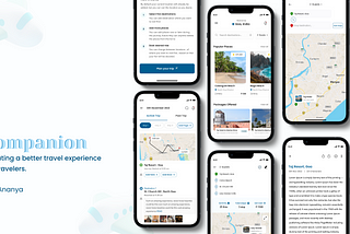 User experience case study : Creating a better travel experience for travellers.