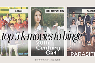 Lights, Camera, Seoul: Revealing My Top 5 Must-See Korean Movies