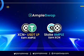 XCN Token Farm and Pool on Ampleswap