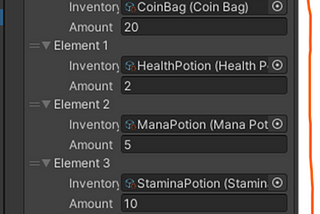 Inventory System using Scriptable Objects