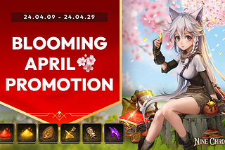 [9CM] 🌷 Blooming April Promotion