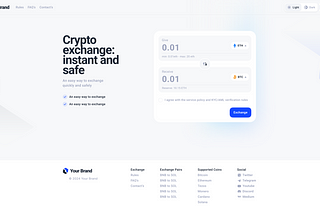 Create your own exchanger with White Label from The Change!