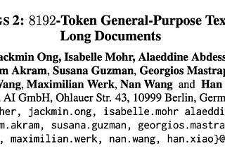 Papers Explained 264: Jina Embeddings v2