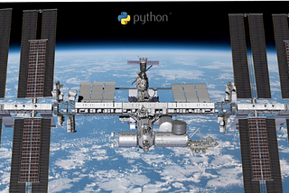 Locate the International Space Station using Python