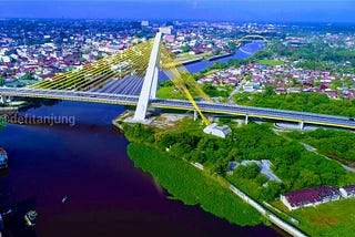 Sudut pandang dari sebuah Jembatan