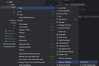 Adding Swing UI Components to an IntelliJ Tool Window