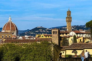 Florence in the Rain