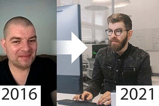 myself showing my weight transition