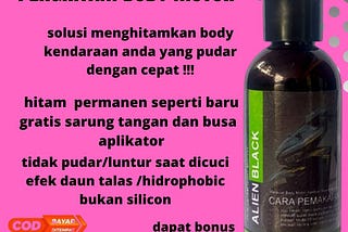 AMPUH BIKIN HITAM BODY KENDARAAN Hub.