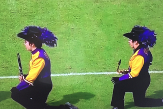 ECU Marching Pirates Protest: Proud to be a Pirate