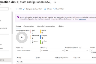Azure DSC Automation