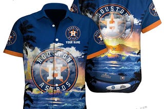 Custom Name Houston Astros MLB Cheap Hawaiian Shirt For Men Women