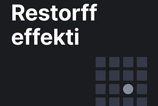 Restorff effekti