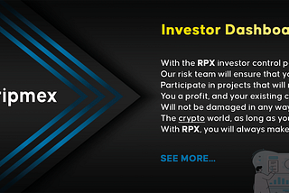 #RPX Ripmex Investor Dashboard