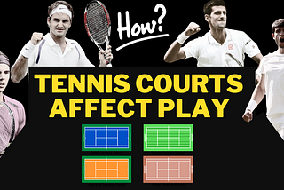 How tennis surfaces affect the play?