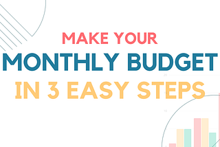 How to Make a Monthly Budget Habit?