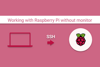 Setting up Raspberry pi without monitor