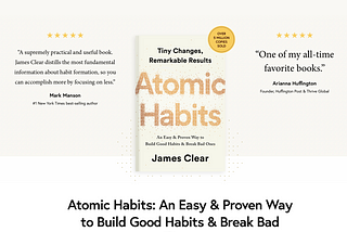 Top Three Insights from Atomic Habits by James Clear