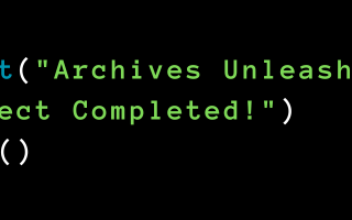 Unleashing Web Archives: A Final Letter to Our Community