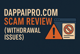 Dappaipro.com Scam Review (Withdrawal Issues)