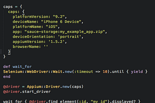 Explicit Waits with Appium: Ruby Edition