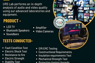 Audio and video testing