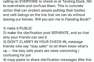 Some thoughts on how the #NODAPL Facebook check-in movement created huge impact (and 600,000 missed…