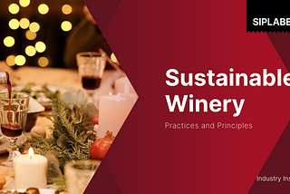 Sustainable Winery: Practices and Principles