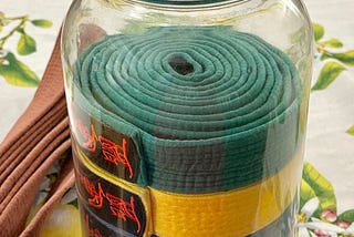 I recently earned my black belt in karate, AMA