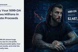 Why Your 1099-DA Shows Millions in Crypto Proceeds