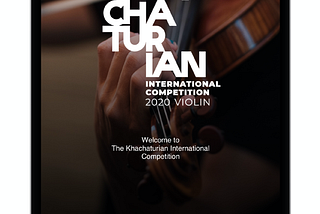Software-based conductor for the 16th Khachaturian International Competition
