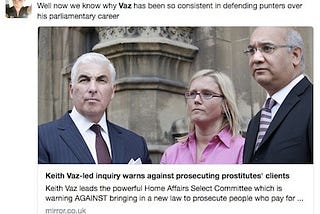 Keith Vaz’s sex life does not matter