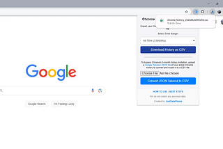 Analyzing Chrome Browsing History