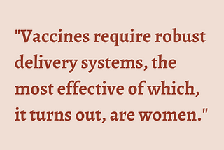 World Immunization Week — Ordinary Women Doing Extraordinary Things