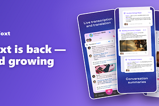 Voxt is back — and growing