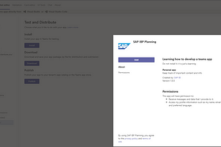 Using Microsoft Teams to share SAP IBP Planning views