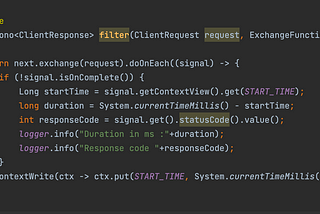 Spring Webflux reactive programming to capture the response time for Async Http calls