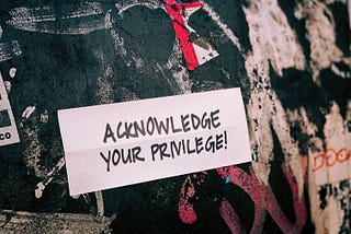 Check your privilege in social reimagining