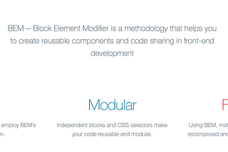 CSS 방법론 (1) — BEM (Block Element Modifier)