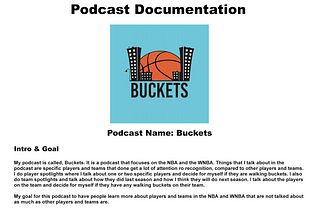 Buckets Podcast