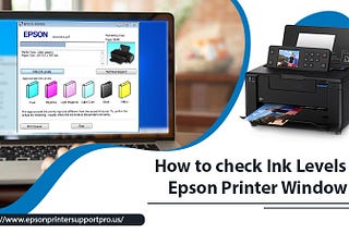 How to Check Ink Levels on Epson Printer Window 10