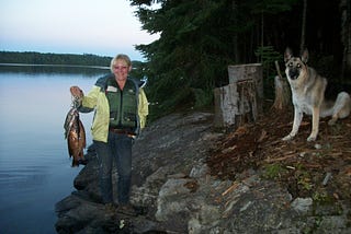 A Fish Fry with Friends and my Dog, Diamond