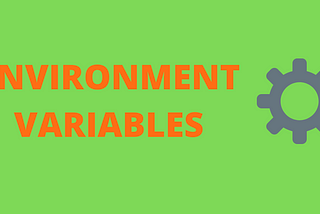how to set up environment variables